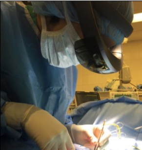 “see-through” goggles developed at UIUC for image-guided cancer surgery