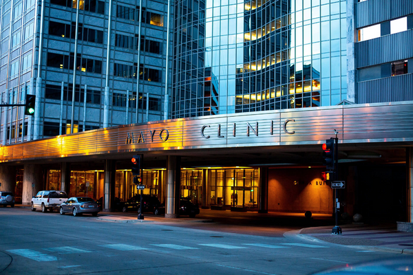 Exterior of the Mayo Clinic